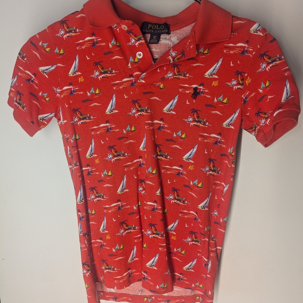 Ralph Lauren polo Red Collared shirt
